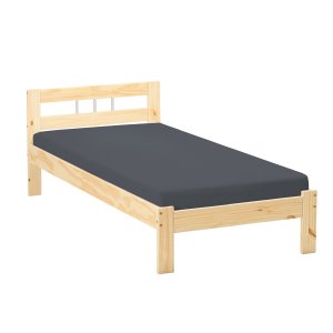 NORDIC LIVING COLLECTION Jana massiv tr�s�ng 90x200 naturlackerad med huvudgavel