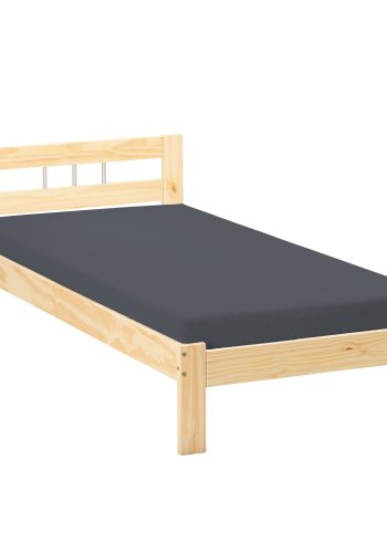 NORDIC LIVING COLLECTION Jana massiv tr�s�ng 90x200 naturlackerad med huvudgavel