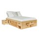NORDIC LIVING COLLECTION Massiv tr�s�ng med f�rvaring, utdragbart bord och l�dor - platsbesparande och multifunktionell i olika f�rger och storlekar