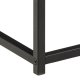 ACT NORDIC Gila Couchtisch, mit 1 Ablage, quadratisch - Wildeiche natur/Melamin schwarz, Metall schwarz (55x55)