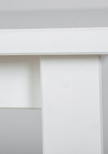 NORDIC LIVING COLLECTION Asgar sidobord, vitt, massiv furu