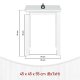 NORDIC LIVING COLLECTION Asgar sidobord, vitt, massiv furu