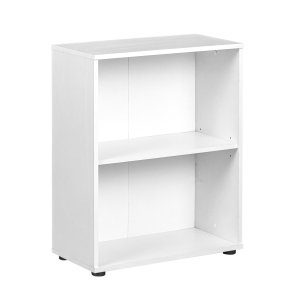 NORDIC LIVING COLLECTION Arco 1 hvit bokhylle med 2 rom