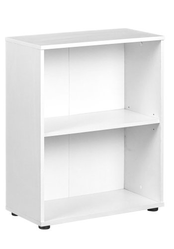NORDIC LIVING COLLECTION Arco 1 hvit bokhylle med 2 rom