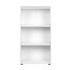 NORDIC LIVING COLLECTION Arco 2 bokhylle med 3 rom, hvit