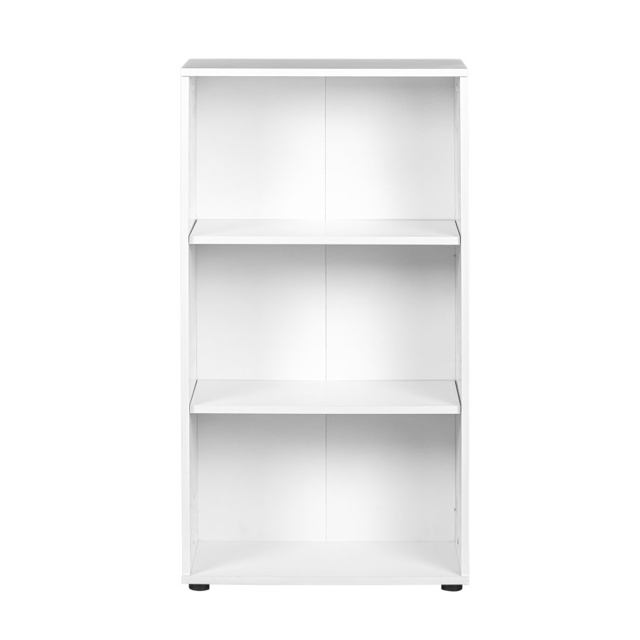 NORDIC LIVING COLLECTION Arco 2 bokhylle med 3 rom, hvit