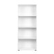 NORDIC LIVING COLLECTION Arco 3 bokhylle med 4 rom, hvit