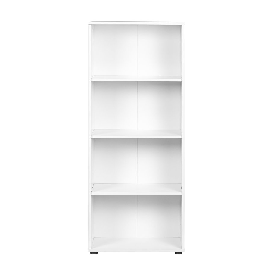 NORDIC LIVING COLLECTION Arco 3 bokhylle med 4 rom, hvit