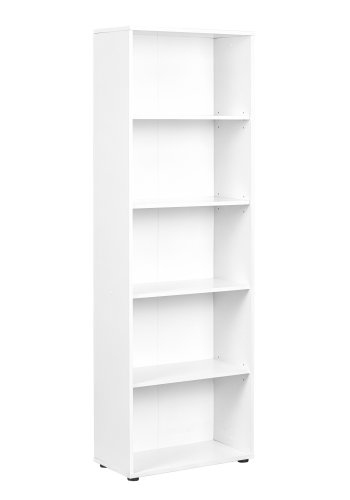 NORDIC LIVING COLLECTION Arco hvit bokhylle med 45 rom