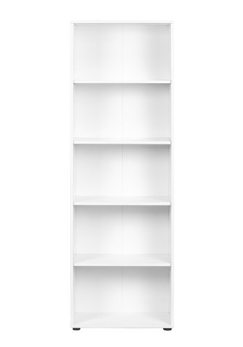 NORDIC LIVING COLLECTION Arco hvit bokhylle med 45 rom