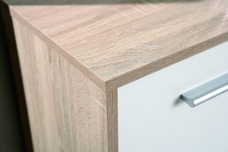 NORDIC LIVING COLLECTION Eboli byr�, 3 d�rrar, 2 l�dor, Sonoma ekfinish