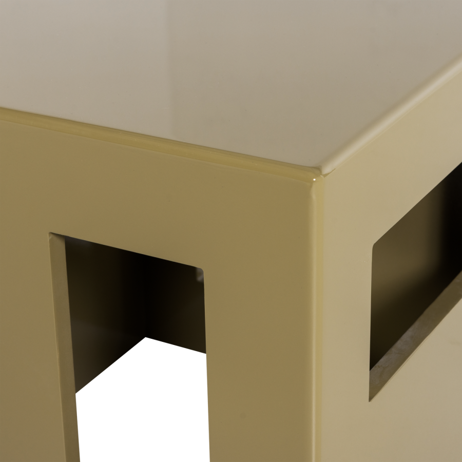 vtwonen Moderne Sidebord MDF Tre H�yglans Honninggul