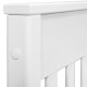 NORDIC LIVING COLLECTION S�ng i massiv furu, vitlackerad, madrassm�tt 140x200 cm med huvudgavel. Inklusive ribbotten. Totalm�tt: 210 x 147 x 92 cm.