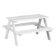 NORDIC LIVING COLLECTION Henning barnstolsset av massiv furu, vitm�lad, f&ouml;r upp till 4 sm�barn