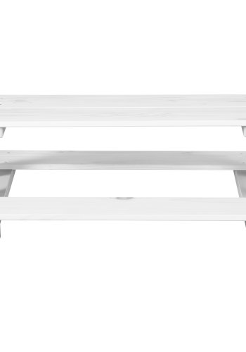 NORDIC LIVING COLLECTION Henning barnstolsset av massiv furu, vitm�lad, f&ouml;r upp till 4 sm�barn