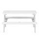 NORDIC LIVING COLLECTION Henning barnstolsset av massiv furu, vitm�lad, f&ouml;r upp till 4 sm�barn