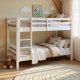 NORDIC LIVING COLLECTION Rick v�ningss�ng 190x90 vit, 2 ribbottnar ing�r, extra breda fotgavlar och rundade kanter