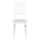 NORDIC LIVING COLLECTION Westerland-7.1 matstol tillverkad av massivt boktr�, vit, 2 stycken.