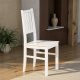 NORDIC LIVING COLLECTION Westerland-7.1 matstol tillverkad av massivt boktr�, vit, 2 stycken.