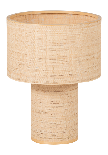 WOOOD Syro bordlampe raffia naturfarget 55x42 cm