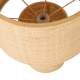 WOOOD Syro bordlampe raffia naturfarget 55x42 cm