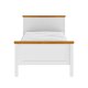 NORDIC LIVING COLLECTION Maluno Collection s�ng 90x200 utan ribbotten, tillverkad av massivt tr�, vitlackerad