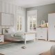 NORDIC LIVING COLLECTION Maluno Collection s�ng 90x200 utan ribbotten, tillverkad av massivt tr�, vitlackerad