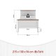 NORDIC LIVING COLLECTION Maluno Collection s�ng 90x200 utan ribbotten, tillverkad av massivt tr�, vitlackerad