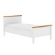NORDIC LIVING COLLECTION Maluno s�ng 120x200 utan ribbotten, tillverkad av massivt tr�, vitlackerad