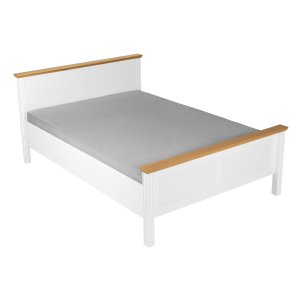 NORDIC LIVING COLLECTION Maluno s�ng 140x200 utan ribbotten, tillverkad av massivt tr�, vitlackerad