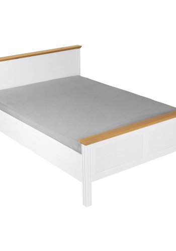 NORDIC LIVING COLLECTION Maluno s�ng 140x200 utan ribbotten, tillverkad av massivt tr�, vitlackerad