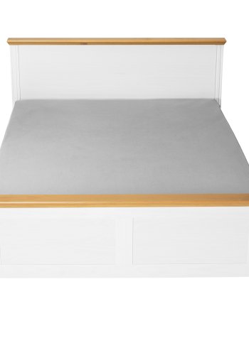 NORDIC LIVING COLLECTION Maluno s�ng 140x200 utan ribbotten, tillverkad av massivt tr�, vitlackerad