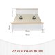 NORDIC LIVING COLLECTION Maluno s�ng 140x200 utan ribbotten, tillverkad av massivt tr�, vitlackerad