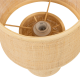 WOOOD Syro bordlampe raffia naturfarget 38x28 cm