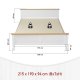 NORDIC LIVING COLLECTION  Maluno s�ng 180x200 utan ribbotten, tillverkad av massivt tr�, vitlackerad