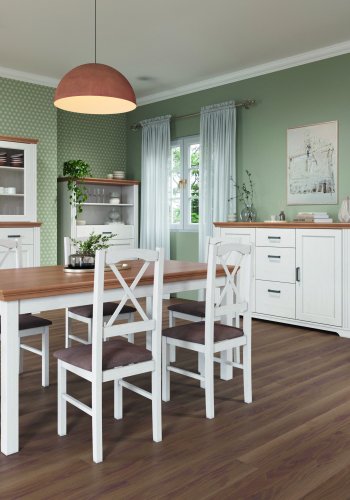 NORDIC LIVING COLLECTION  Maluno bord 170 x 90 tillverkat av massivt tr�, vitlackerat