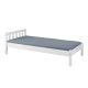NORDIC LIVING COLLECTION Vilmar s�ng 90 x 200 furu massivt tr� vitlackerad