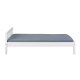 NORDIC LIVING COLLECTION Vilmar s�ng 90 x 200 furu massivt tr� vitlackerad