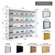 NORDIC LIVING COLLECTION Samlarmonter, svart/vit