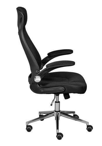 NORDIC LIVING COLLECTION Ergonomisk snurrstol med 2 armst&ouml;d, h&ouml;jdjusterbar med 5 bromsade hjul