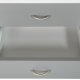 NORDIC LIVING COLLECTION Printi hvitgr� rullecontainer med oppbevaringsrom, 4 skuffer og 4 svingbare hjul
