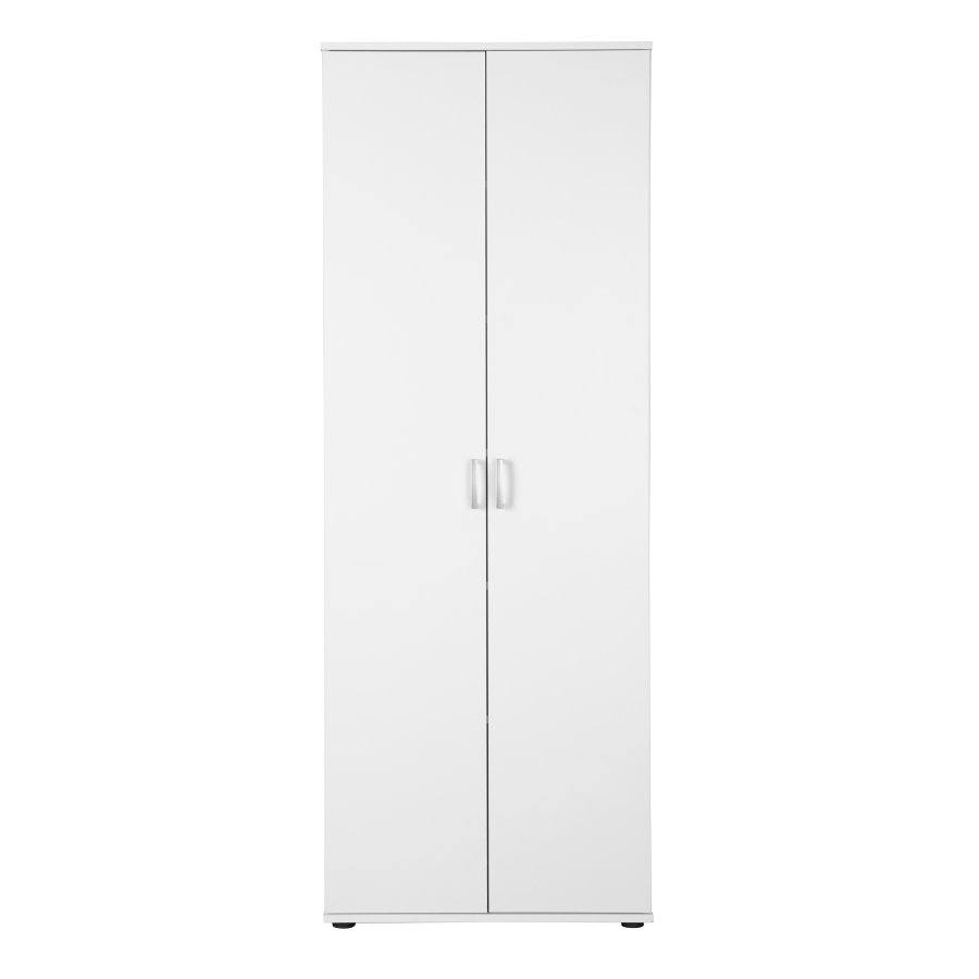 NORDIC LIVING COLLECTION Arconati multifunktionssk�p, 2 d&ouml;rrar, vit, med 2 g�ngj&auml;rnsf&ouml;rsedda d&ouml;rrar som &ouml;ppnas 90&deg;, 1,2 meter, hyllor med en lastkapacitet p� 5 kg.