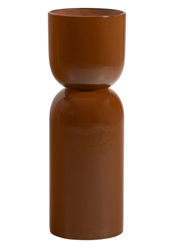 WOOOD Toval plantestativ/potte h�y metall h�yglans honninggul