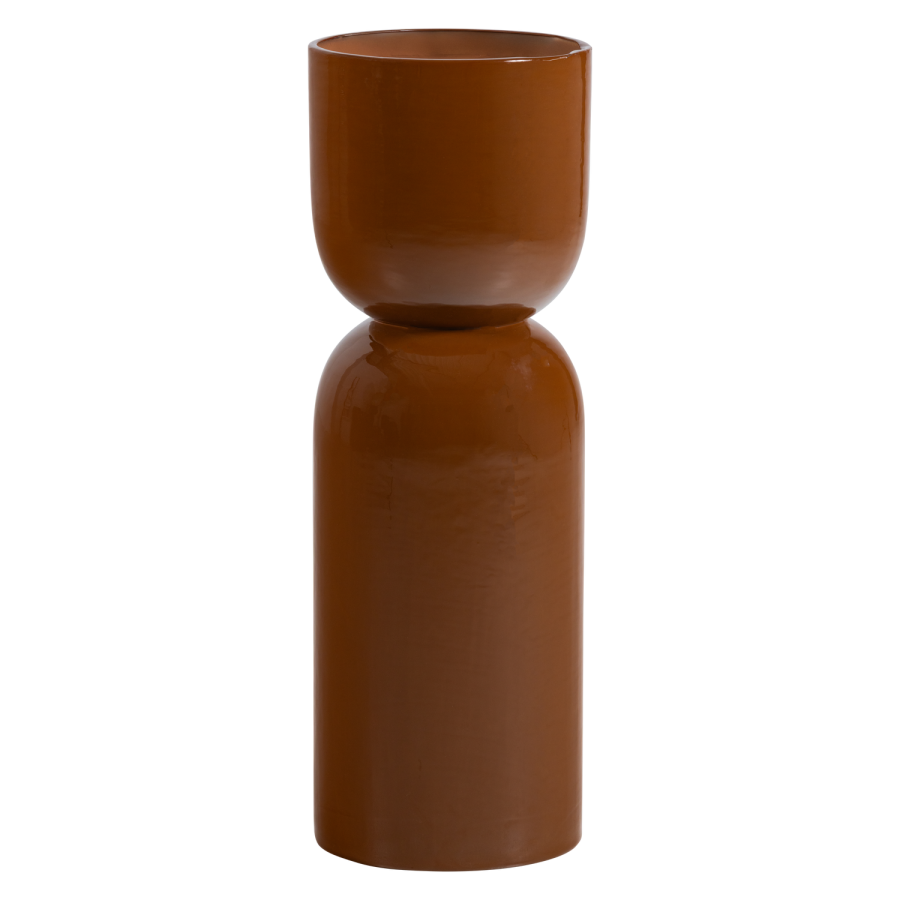 WOOOD Toval plantestativ/potte h�y metall h�yglans honninggul