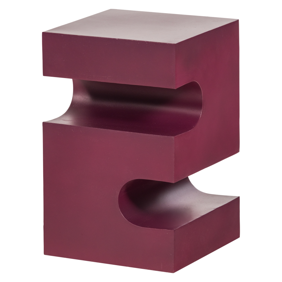 WOOOD Jessa sidebord metall lilla/brun