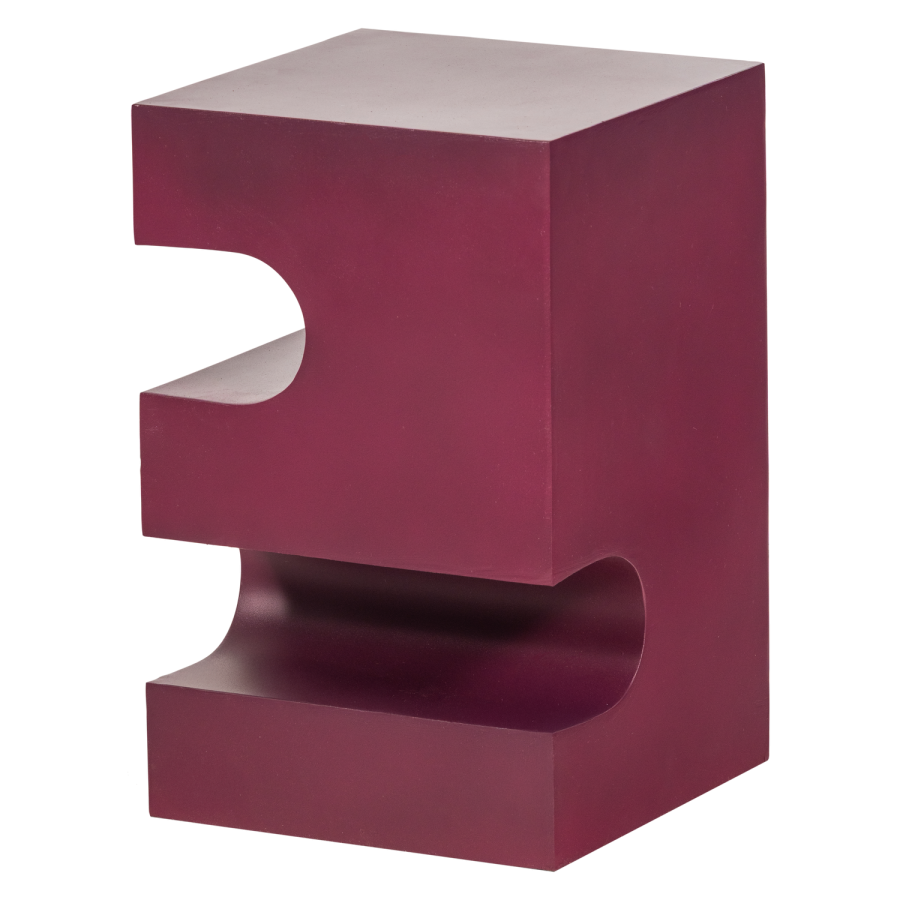 WOOOD Jessa sidebord metall lilla/brun