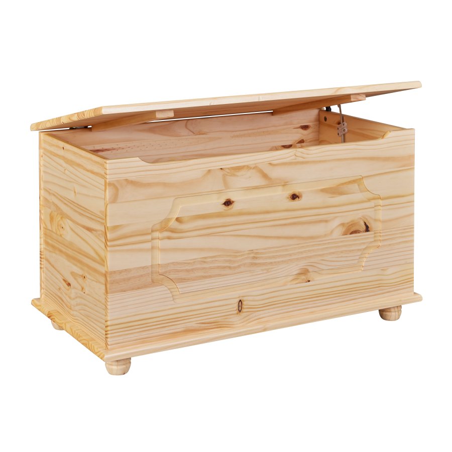 NORDIC LIVING COLLECTION Emel kommode i heltre, klarlakkert