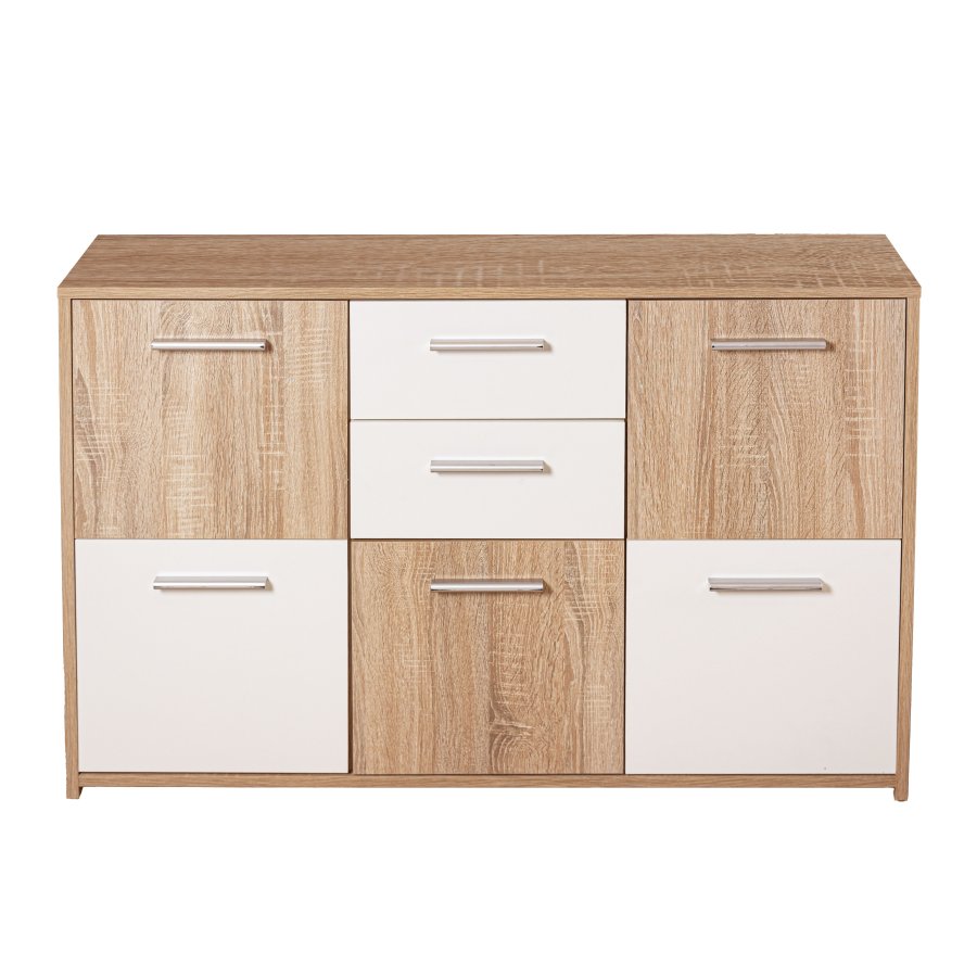 NORDIC LIVING COLLECTION Elvezia byr�, 5 d�rrar, 2 l�dor, Sonoma ekfinish