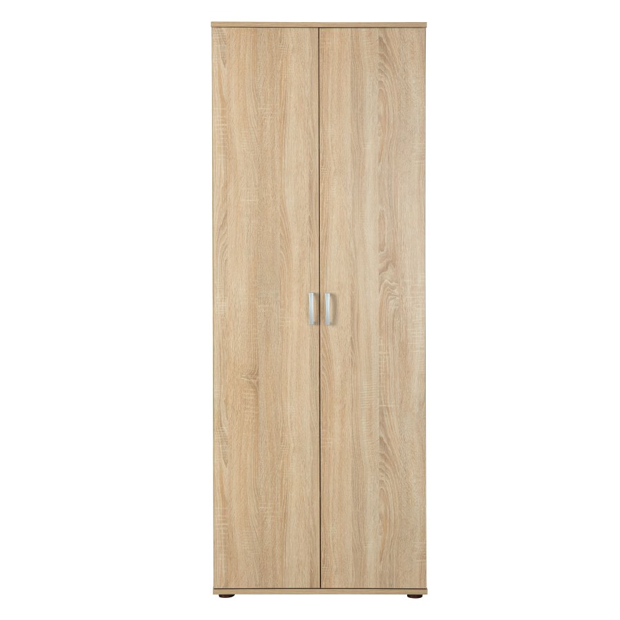 NORDIC LIVING COLLECTION Gallo Sonoma multifunktionssk�p i ekfinish, med 2 g�ngj&auml;rnsf&ouml;rsedda d&ouml;rrar med 90&deg; &ouml;ppningsvinkel, 4 sockelf&ouml;tter, hyllor med en lastkapacitet p� 5 kg