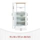 NORDIC LIVING COLLECTION Apparatsk�p 1 Sicilia f&ouml;r kylsk�p + ugn